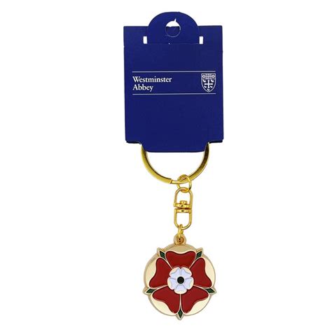 Westminster Abbey Tudor Rose Keyring